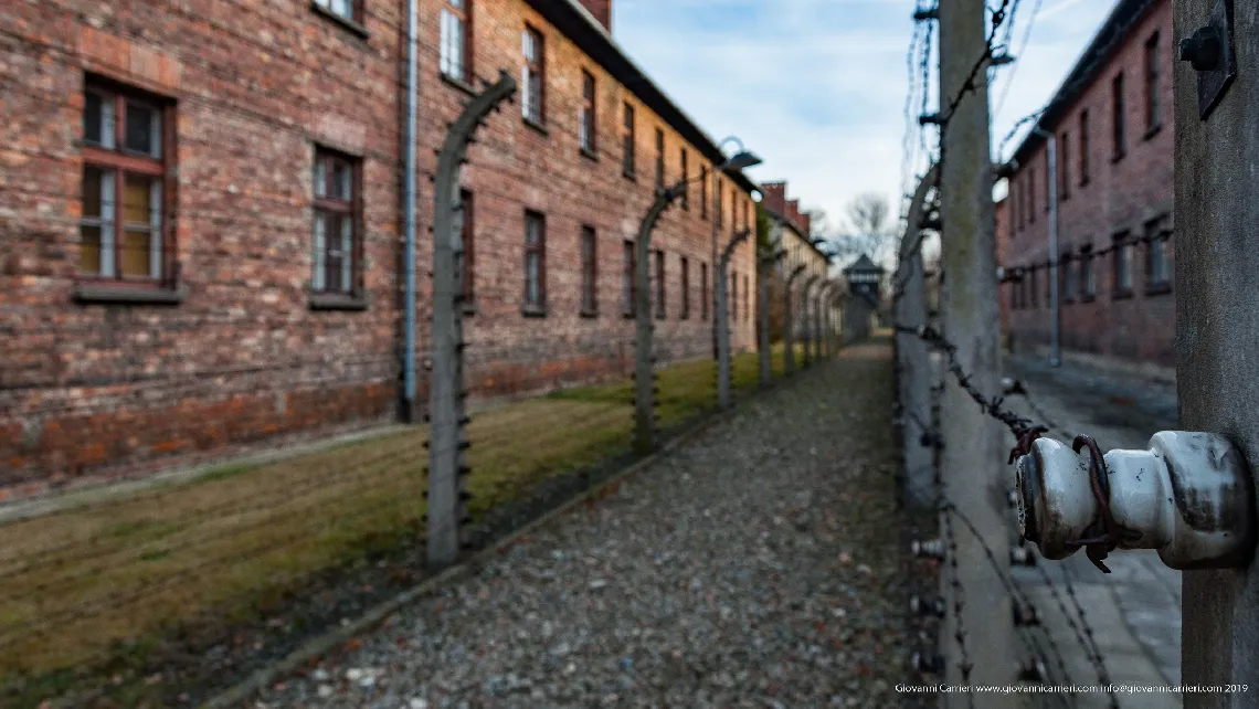 Filo spinato elettrificato - Auschwitz