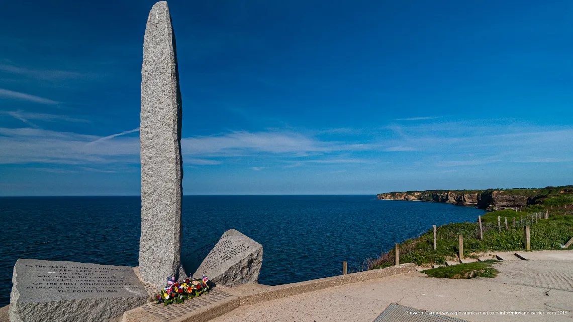 Il monumento di Point du hoc