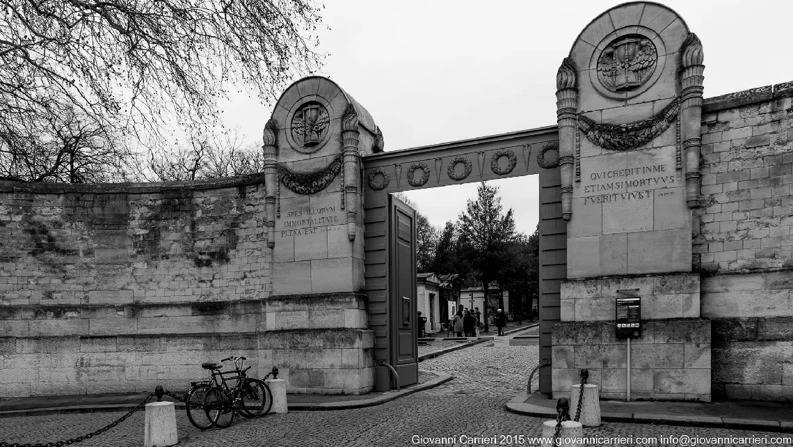 L'ingresso del Père-Lachaise