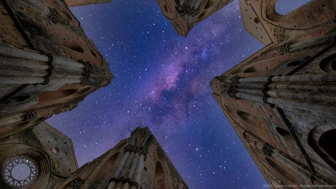 Notte Stellata a San Galgano