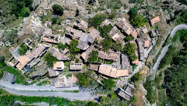 Aerial view of Alianello
