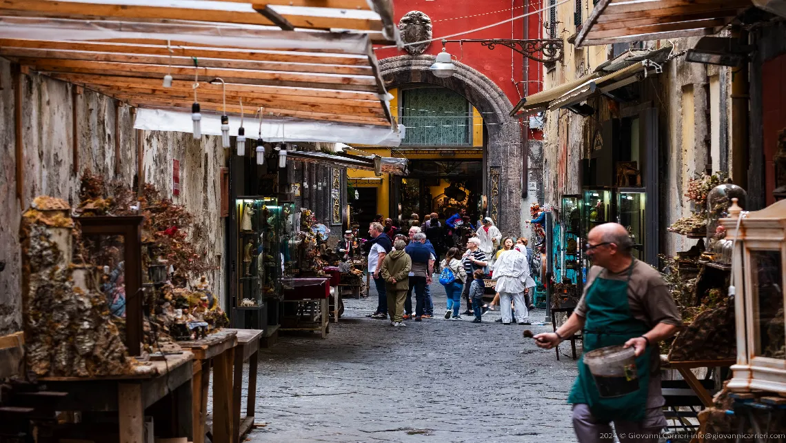 San Gregorio Armeno, the Via dei Presepi - Naples