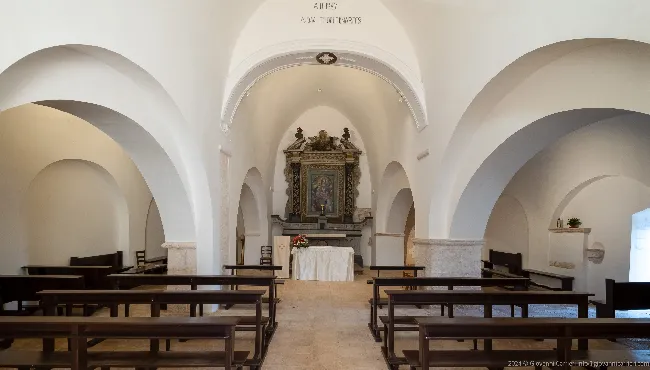 Interno della chiesa di Santa Maria del Barsento