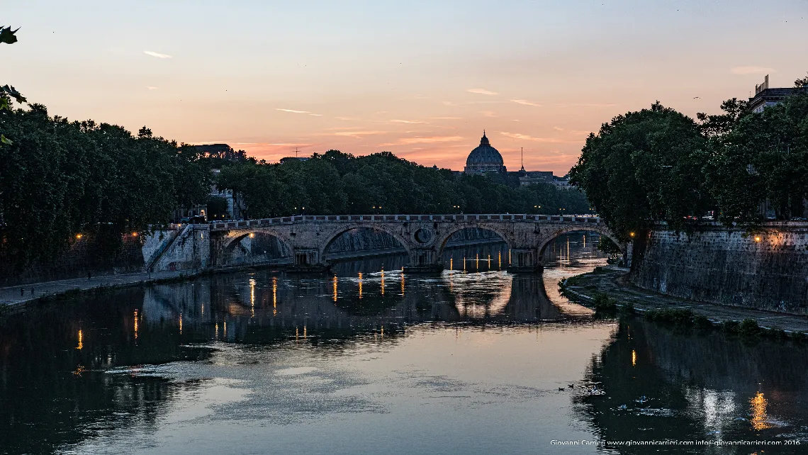 Sisto Bridge and the Tiber