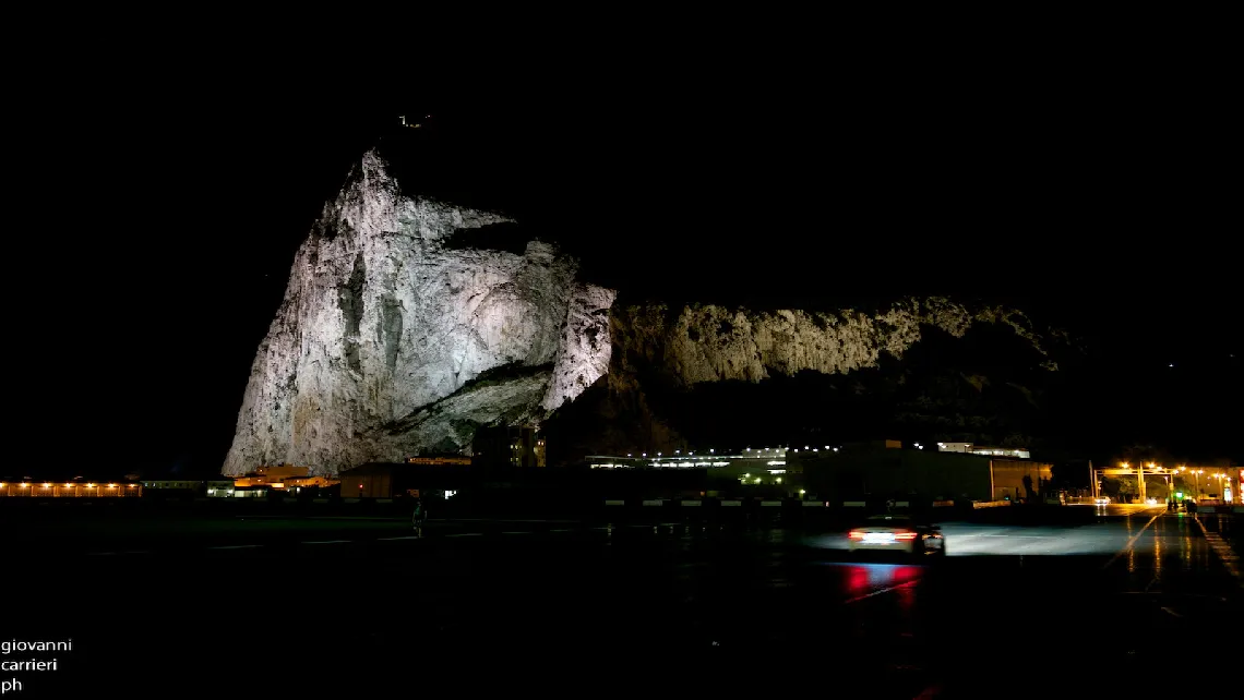 Gibraltar by night