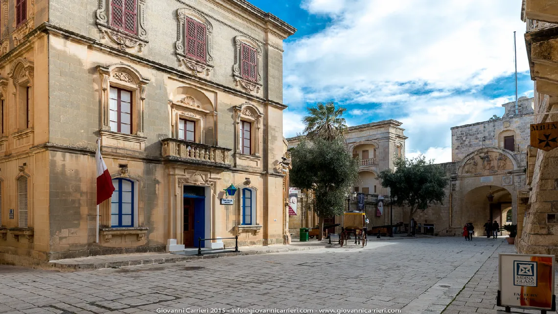 San Publju square at Mdina - Malta